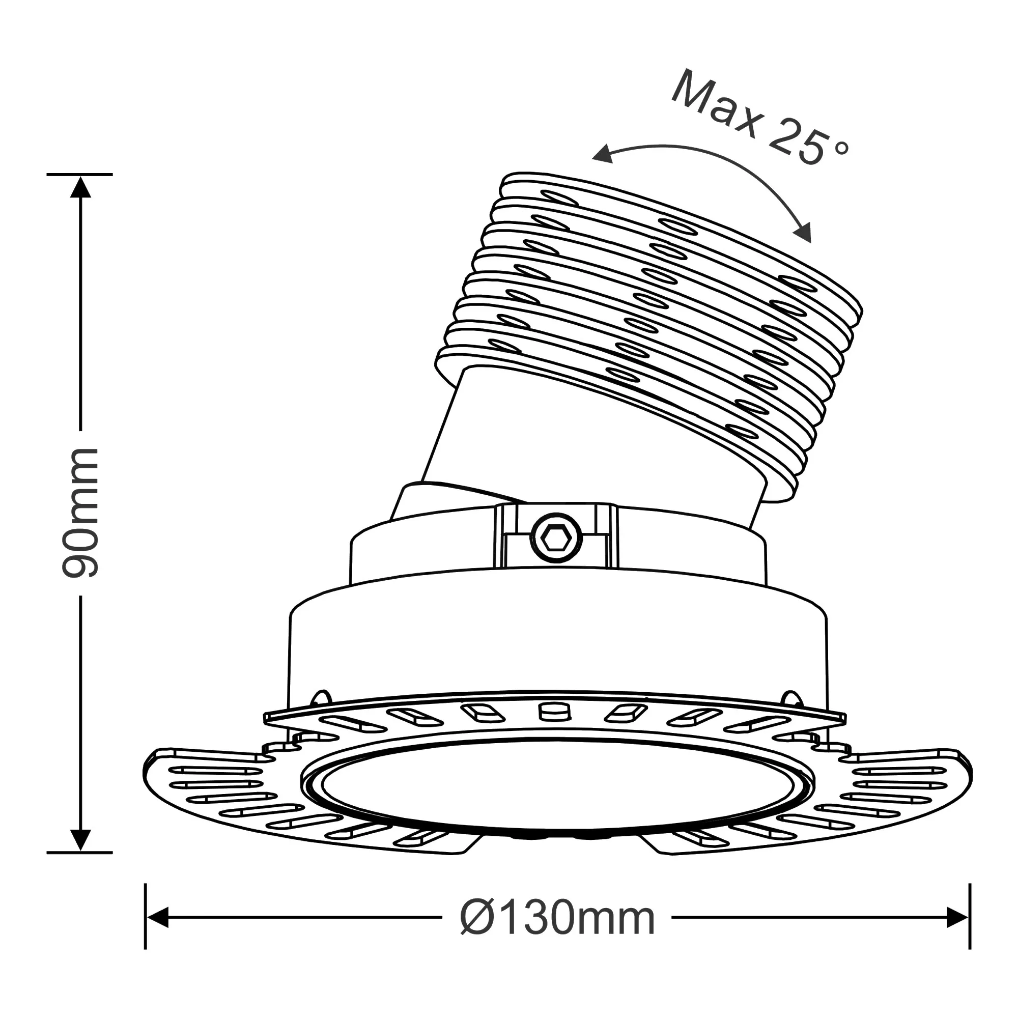 Basy A 11 Recessed Ceiling Luminaires Dlux Round Recess Ceiling